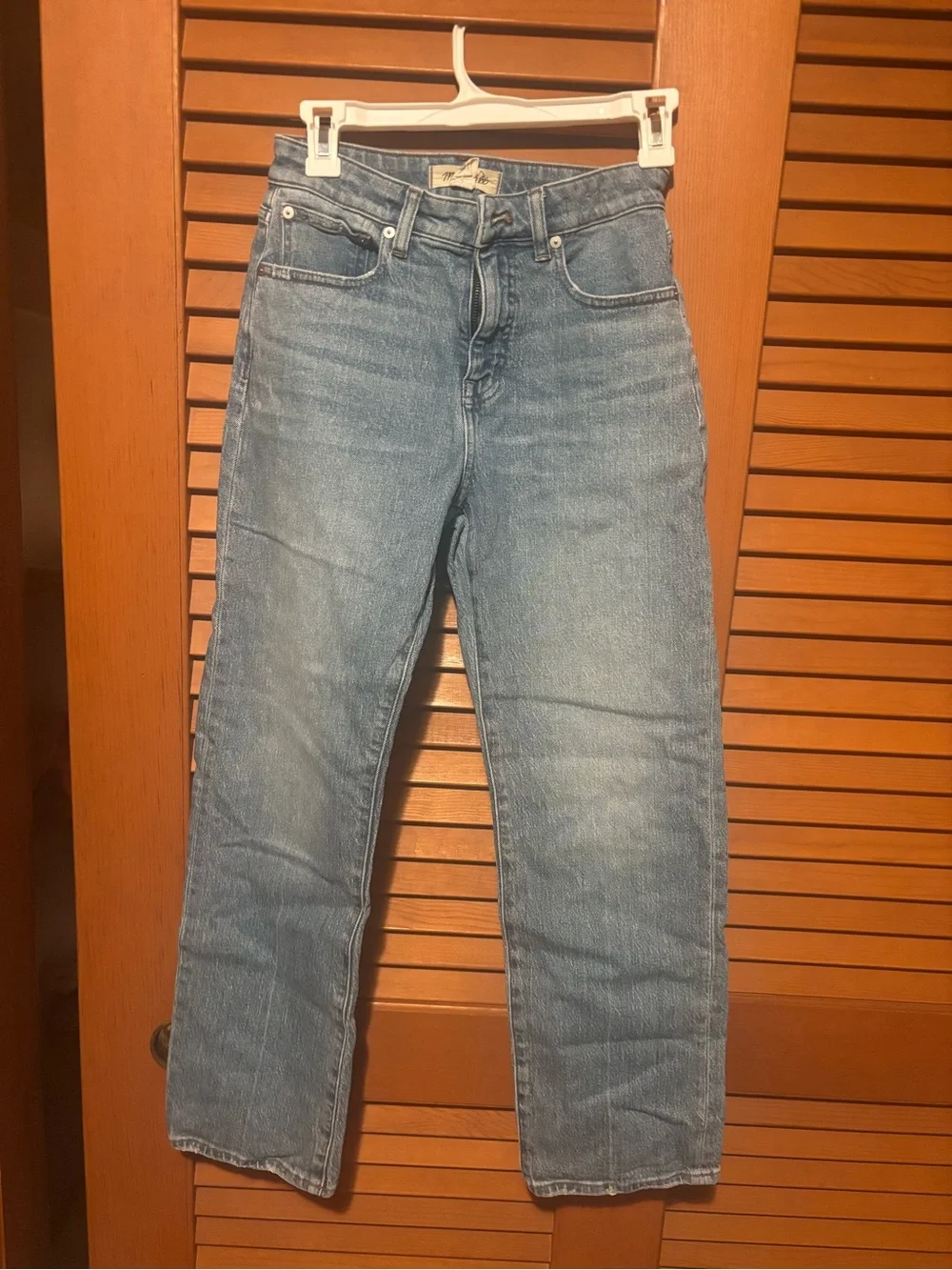 Madewell classic mom jeans